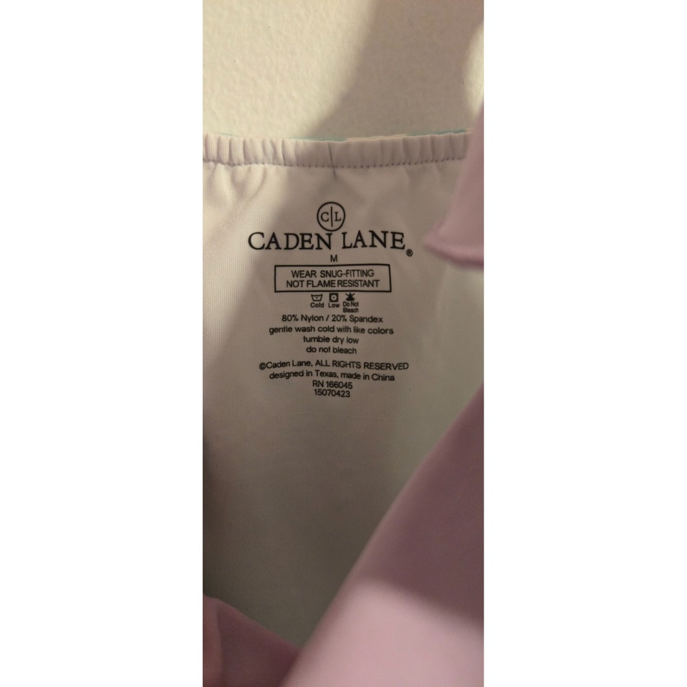 Caden Lane Swimsuit Checkered Ruffle One Piece - Size: M NWT - Picture 7 of 7